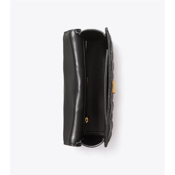 Tory Burch- Small Fleming Convertible Shoulder Bag (Black) Online