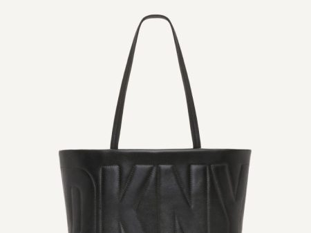 DKNY- Elsa Medium Tote (Black Gold) Supply