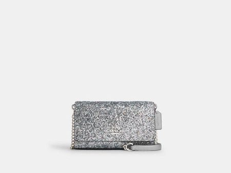 Coach- Flap Crossbody - Silver Silver For Discount