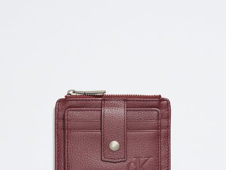 Calvin Klein- All Day Snap Wallet - Deep Rouge Supply