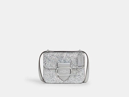 Coach- Morgan Square Crossbody - Silver Silver Online now