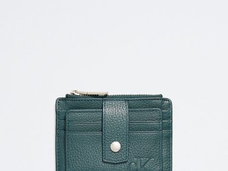 Calvin Klein- All Day Snap Wallet - Ponderosa Pine For Cheap