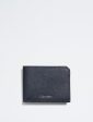 Calvin Klein- Saffiano Leather Slim Bifold Wallet - Dark Sapphire For Discount