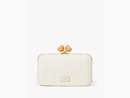 Kate Spade- Kisslock Woven Small Clutch Sale