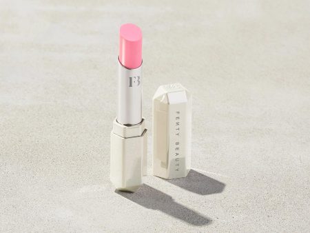 Fenty Beauty- SLIP SHINE SHEER SHINY LIPSTICK ($uga Kiss Bubblegum Pink) Online Sale