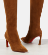 Christian Louboutin Suede Knee-High Boots Fashion