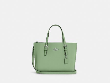 Coach- Mollie Tote 25 (Silver Pale Pistachio) Hot on Sale