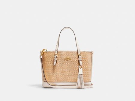 Coach- Mollie Tote 25 In Straw (Gold Chalk Multi) Hot on Sale