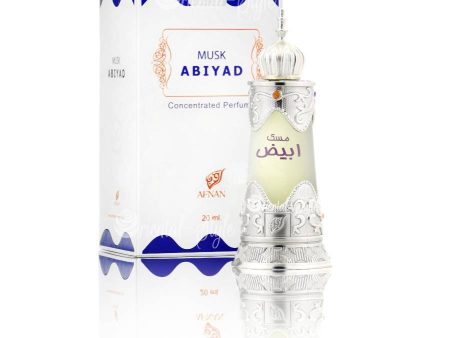 AFNAN Musk Abiyad Concentrated Perfume Oil 20ML Supply