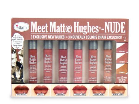 The Balm- Meet Matte Hughes®- Nude Set of 6 Mini Long-Lasting Liquid Lipsticks Cheap