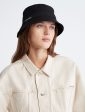 Calvin Klein- Standard Logo Cotton Twill Bucket Hat - Black Beauty Fashion