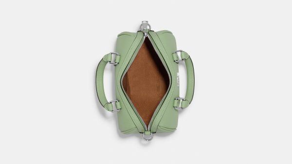 Coach- Mini Rowan Crossbody (Silver Pale Pistachio) Online Hot Sale