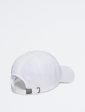 Calvin Klein- Recycled Polyester Logo Embroidery Baseball Cap - Bright White Supply