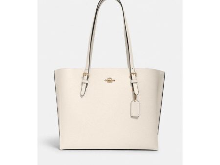 Coach- Chalk Light Saddle Mollie Tote Bag Online Hot Sale