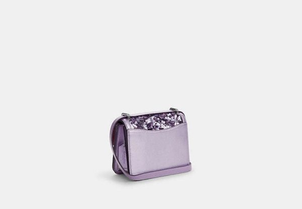 Coach- Morgan Square Crossbody - Silver Lilac Sale