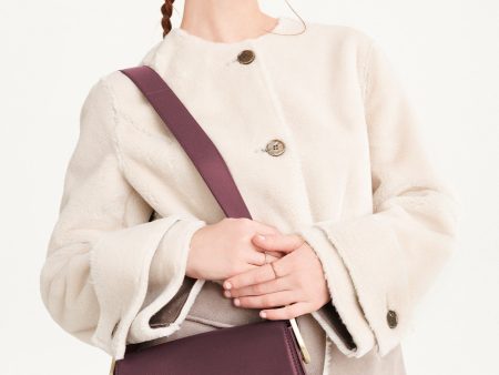 DKNY- Saddle Bag - Wine Fashion