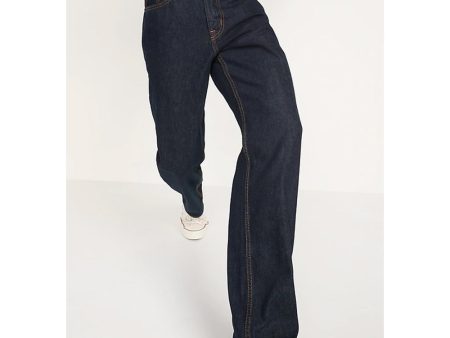 Old Navy- Rinse Loose Rigid Jeans For Men Fashion