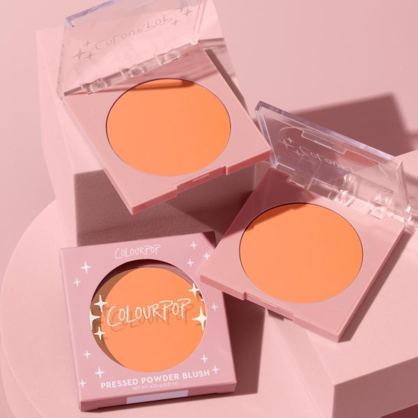 Colourpop- Pressed Powder Blush (Roxbury Dr-Bright Pastel Peachy Coral) Hot on Sale