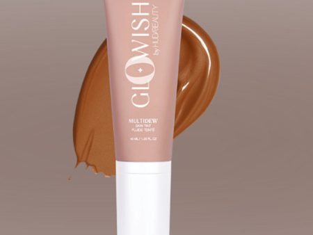 Huda Beauty- GloWish Multidew Vegan Skin Tint Foundation (10 DEEP TAN) Online Hot Sale