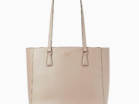 Kate Spade- Perry Leather Laptop Tote (Tusk) Cheap