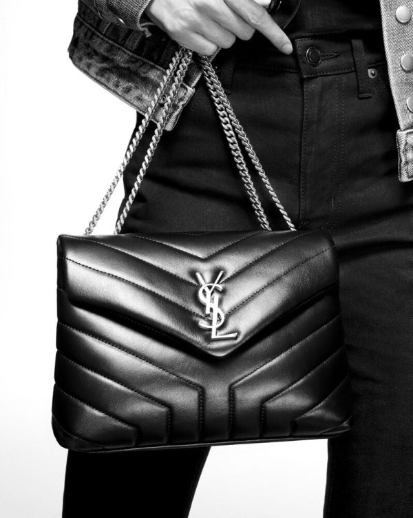 Yves Saint Laurent- LOULOU SMALL CHAIN BAG IN MATELASSÃ‰  Y  LEATHER Online Hot Sale