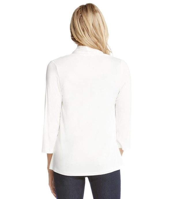 Karen Kane- Molly Cardigan (OFF-WHITE) For Cheap