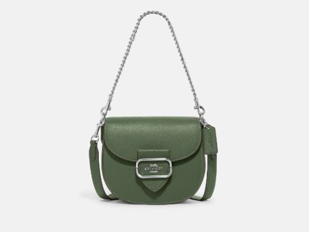 Coach- Morgan Saddle Bag (Silver Dark Sage) Sale