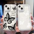 Butterfly Transparent Phone Case For iPhones For Sale