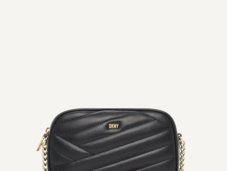 DKNY- Sara Camera Bag (Black Gold) For Sale