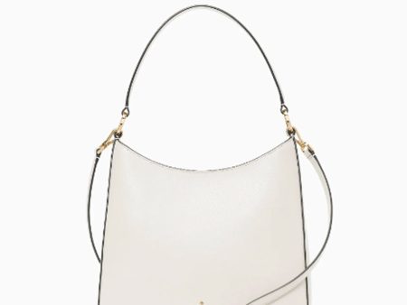 Kate Spade- Perry Leather Shoulder Bag (Parchment) For Sale