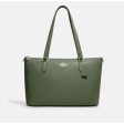 Coach- Gallery Tote - Silver Dark Sage Discount