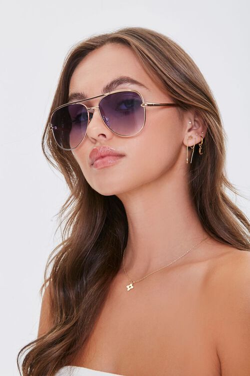 Forever21- Metal Aviator Sunglasses Cheap