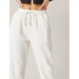 Romwe- Drawstring Waist Solid Sweatpants For Sale