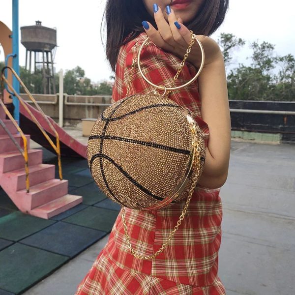 Basketball Diamond Ball Party Purses - Shoulder Chain Bag Football, Soccer, etc.) Online Sale