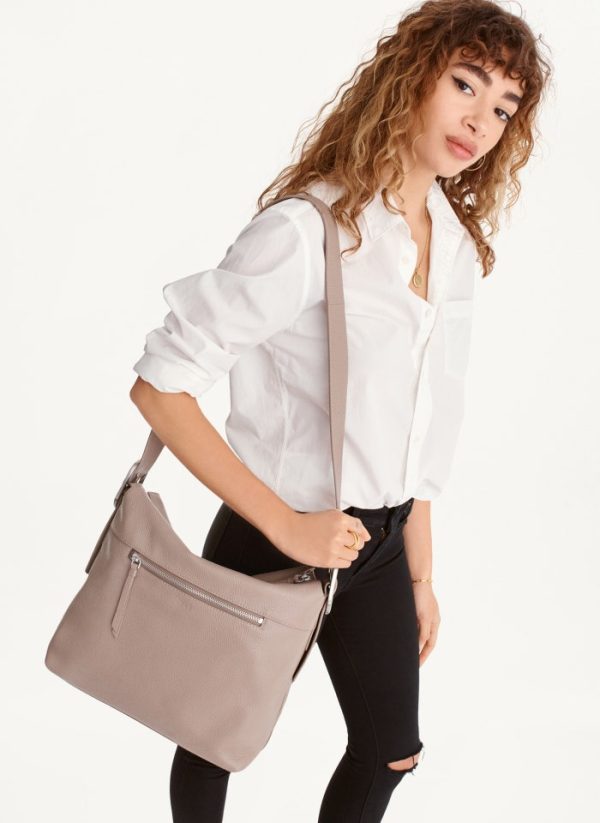 DKNY- Large Buckle Bag - Putty Online