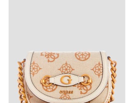 Guess- Izzy Logo Mini Crossbody (Orange Bright Orange Selected) Cheap