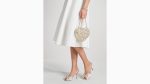 Kate Spade- Bridal Embellished 3d Heart Clutch - Multi Sale