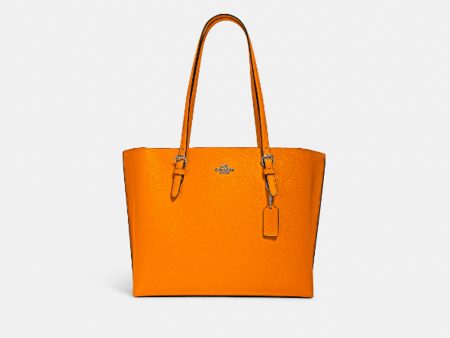 Coach- Mollie Tote (Silver Papaya) For Cheap