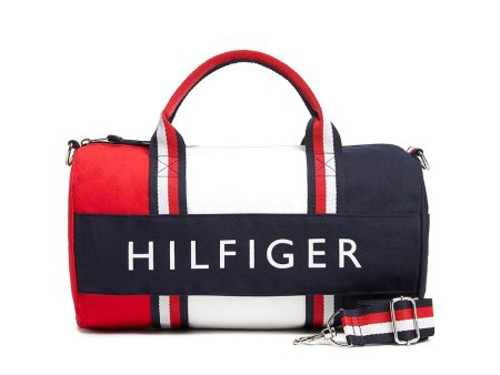 Tommy Hilfiger- Apple Red Sky Captain Bright White TH Kids Patriot Duffel Bag Online Hot Sale