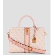 Guess- Ginevra Logo Elite Society Satchel (Blush logo) Online