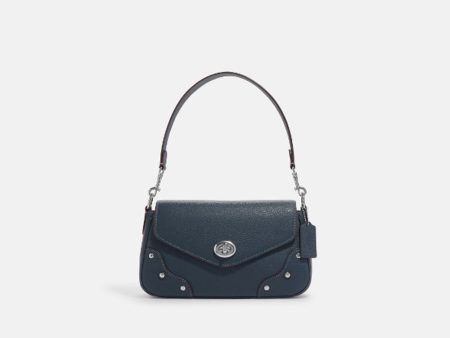 Coach- Millie Shoulder Bag (Silver Denim) Online now