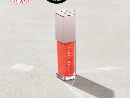 Fenty Beauty- GLOSS BOMB UNIVERSAL LIP LUMINIZER (Cheeky Shimmering Bright Red Orange) Hot on Sale