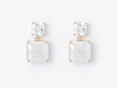 Express- Square Post Back Earrings Online Hot Sale