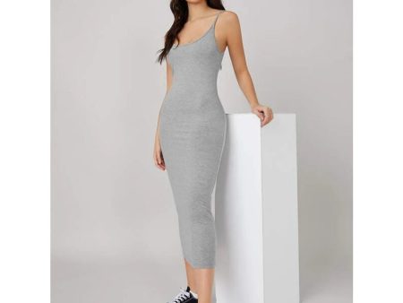 Romwe- Solid Cami Bodycon Dress Sale