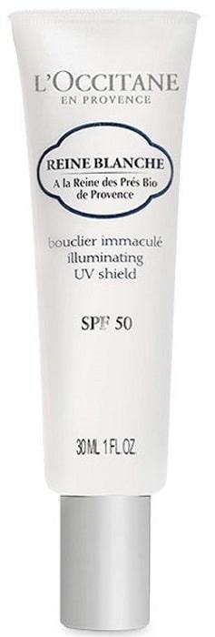 L OCCITANE  Reine Blanche Illuminating UV SHIELD SPF50 30ML on Sale