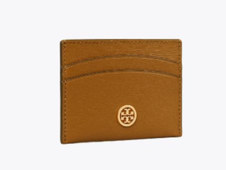 Tory Burch- Robinson Card Case (Bistro Brown) For Cheap