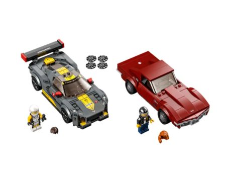 Lego- Chevrolet Corvette C8.R Race Car and 1968 Chevrolet Corvette Online Hot Sale