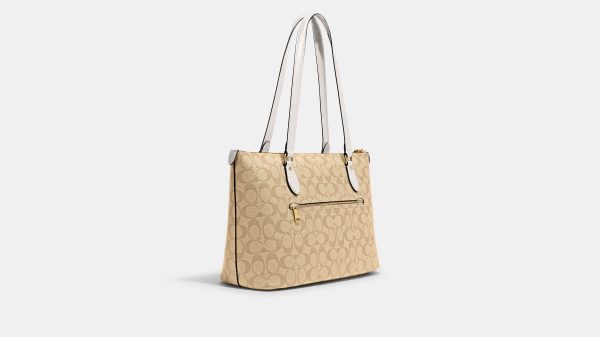 Coach- Gallery Tote In Signature Canvas Cheap