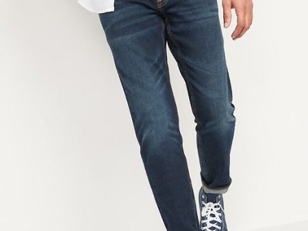 Old Navy- Slim Built-In-Flex Jeans For Men (Dark Wash) on Sale