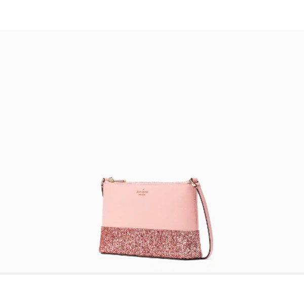 Kate Spade- Flash Glitter Crossbody (Pink) Supply